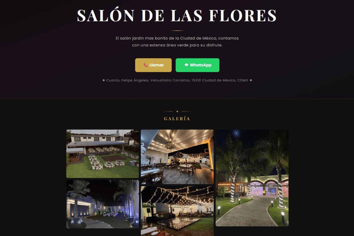 Mi Salón en acción — dashboard y página pública